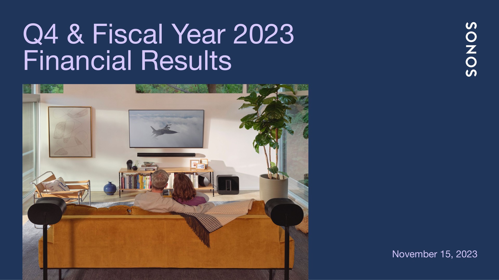 Sonos — Q4 & Fiscal Year 2023 Financial Results investment banking deck slide
