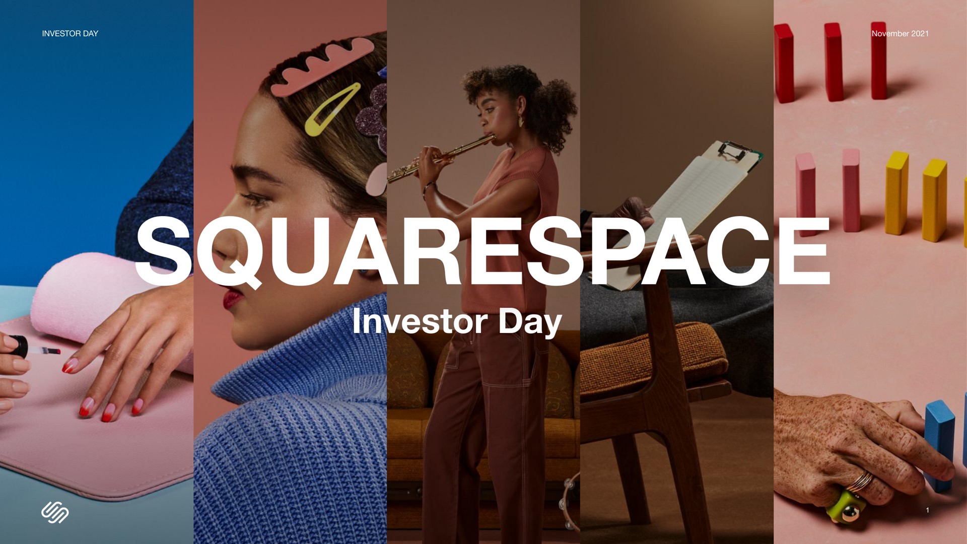 Squarespace investment banking deck slide