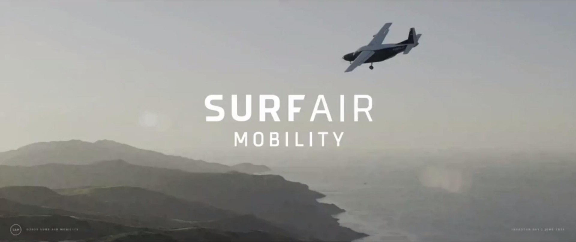 Surf Air — Surfair Mobility investment banking deck slide