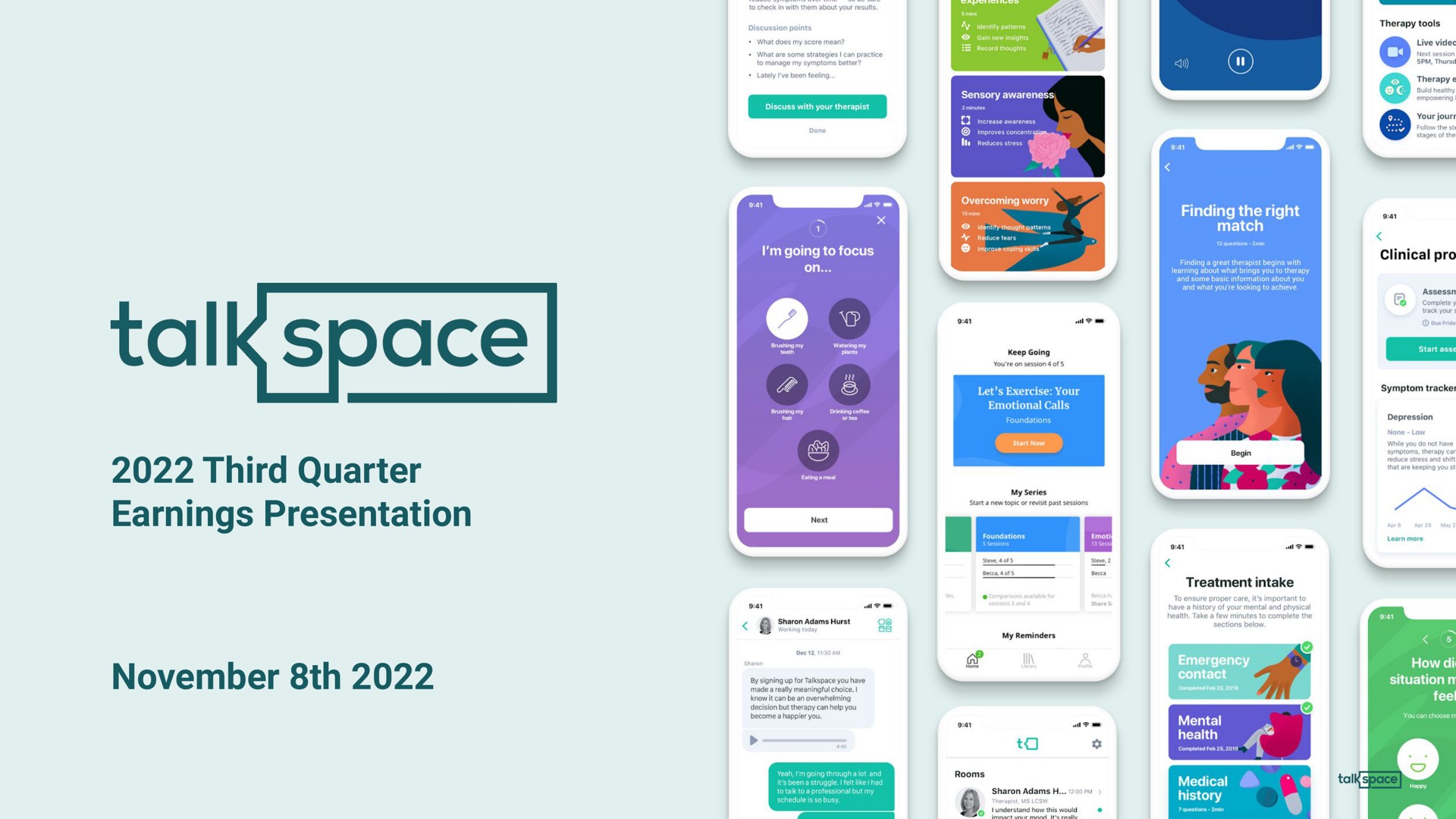 Talkspace — talkspace 2022 Third Quarter Earnings Presentation investment banking deck slide