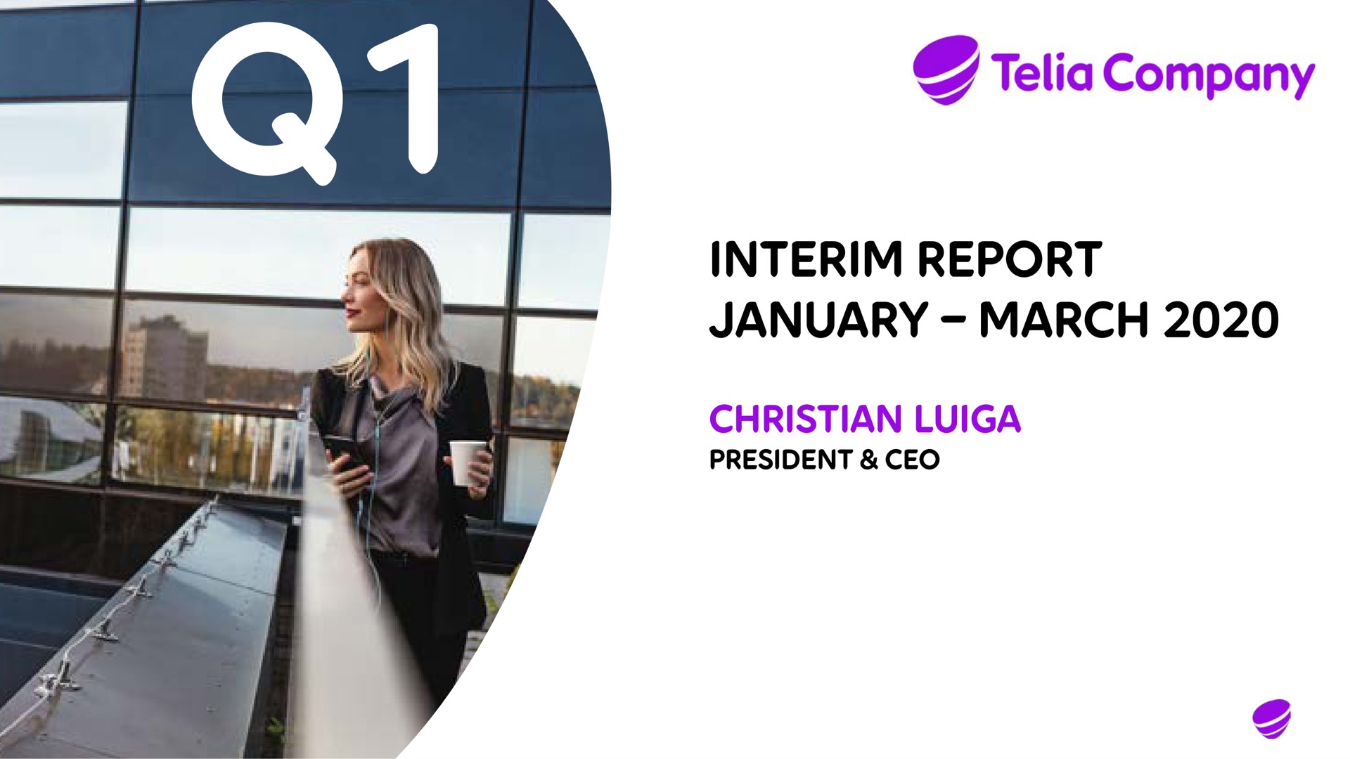 Telia Company — Interim Report January – March 2020 investment banking deck slide
