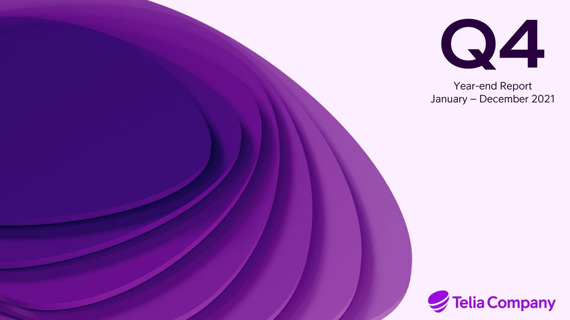 Telia Company — Q4 investment banking deck slide
