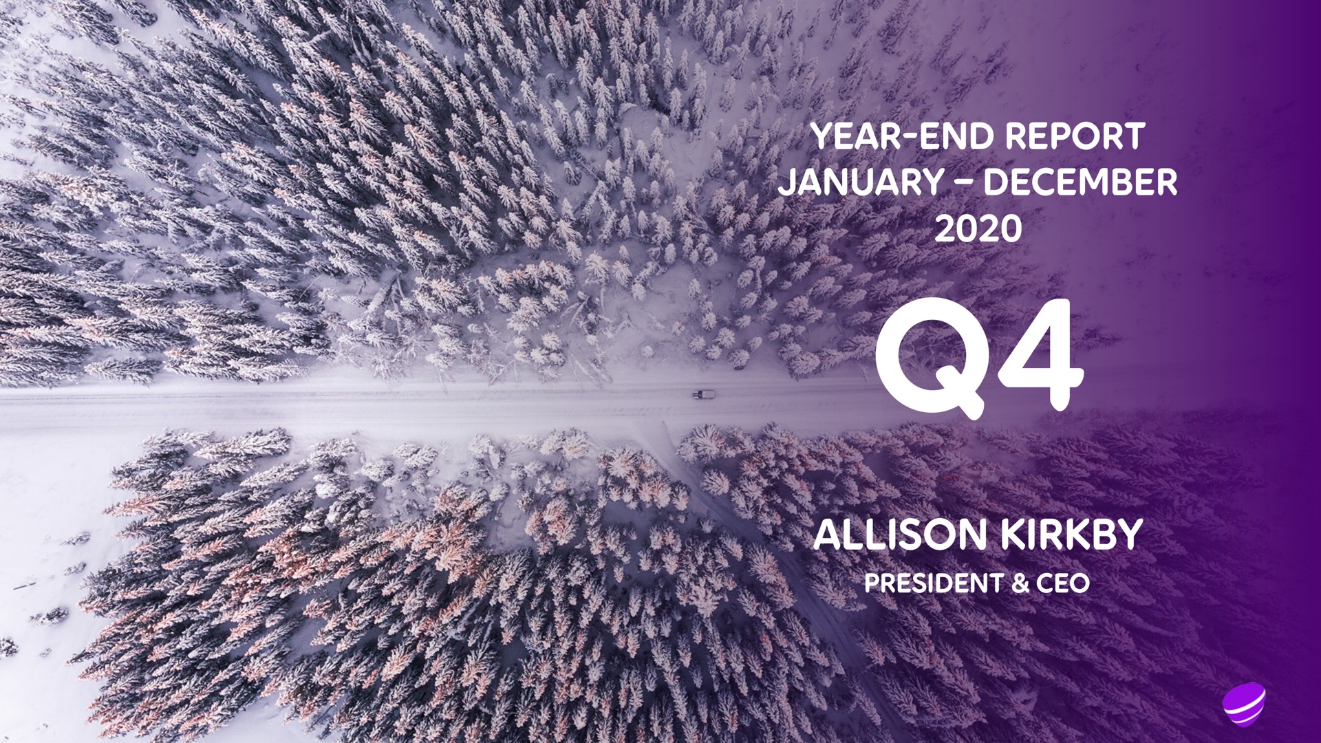 Telia Company — Year-end Report investment banking deck slide