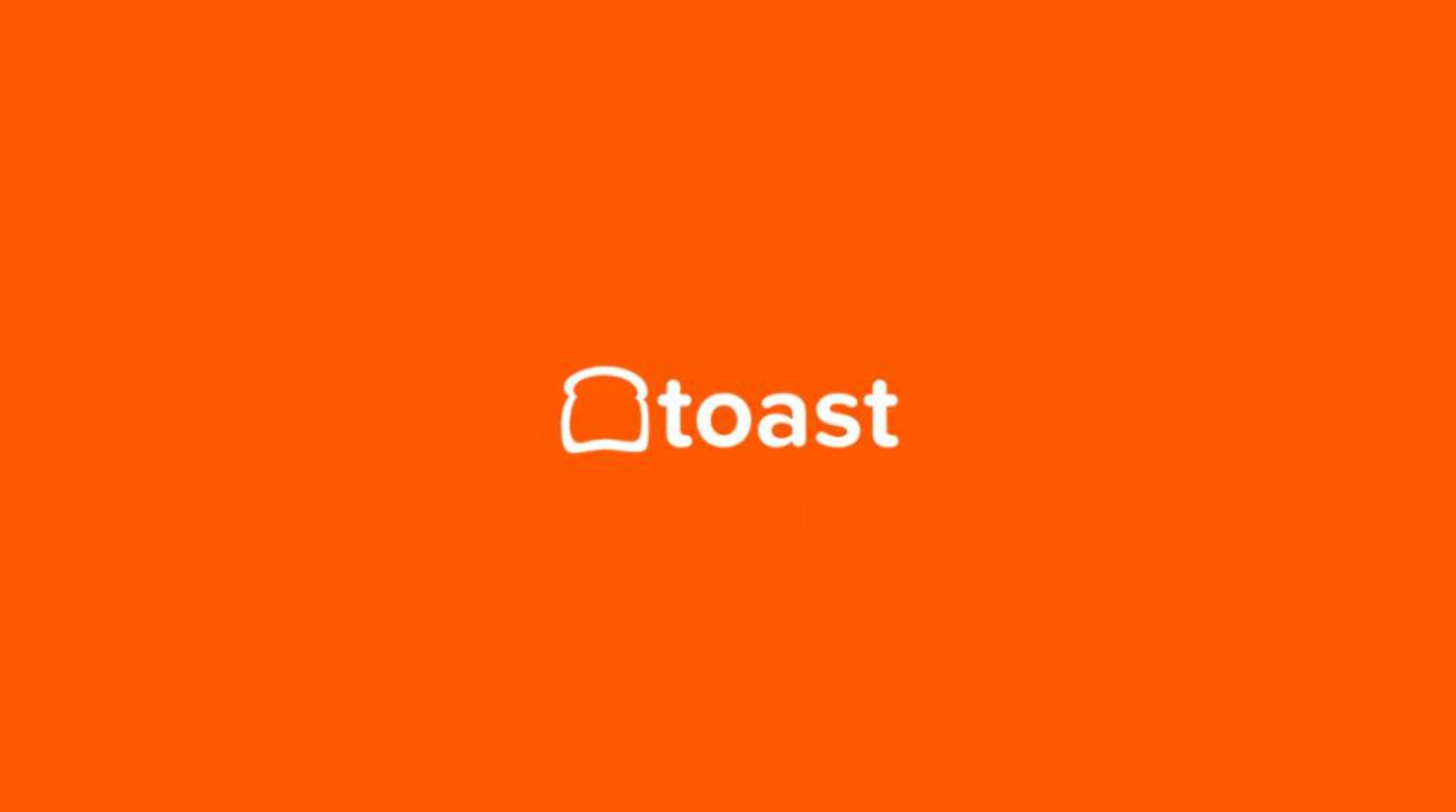 Toast — cover slide investment banking deck slide
