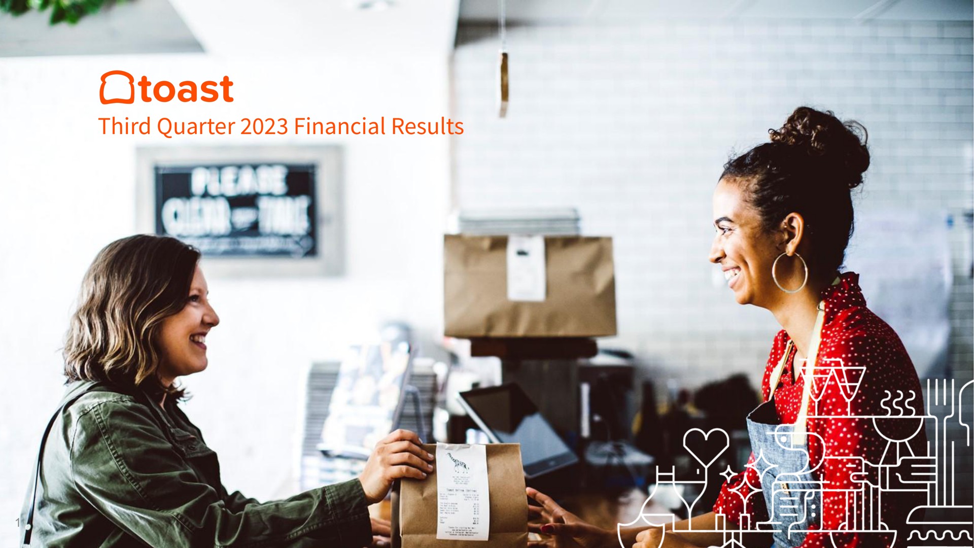 Toast — Third Quarter 2023 Financial Results investment banking deck slide