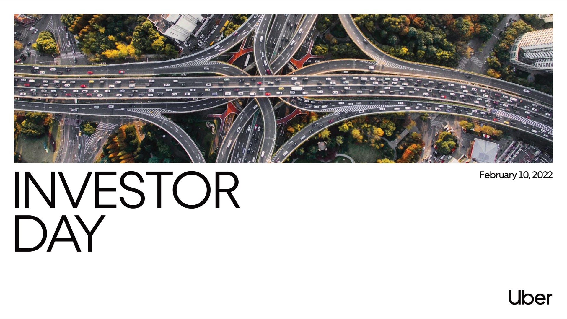 Uber — Investor Day investment banking deck slide