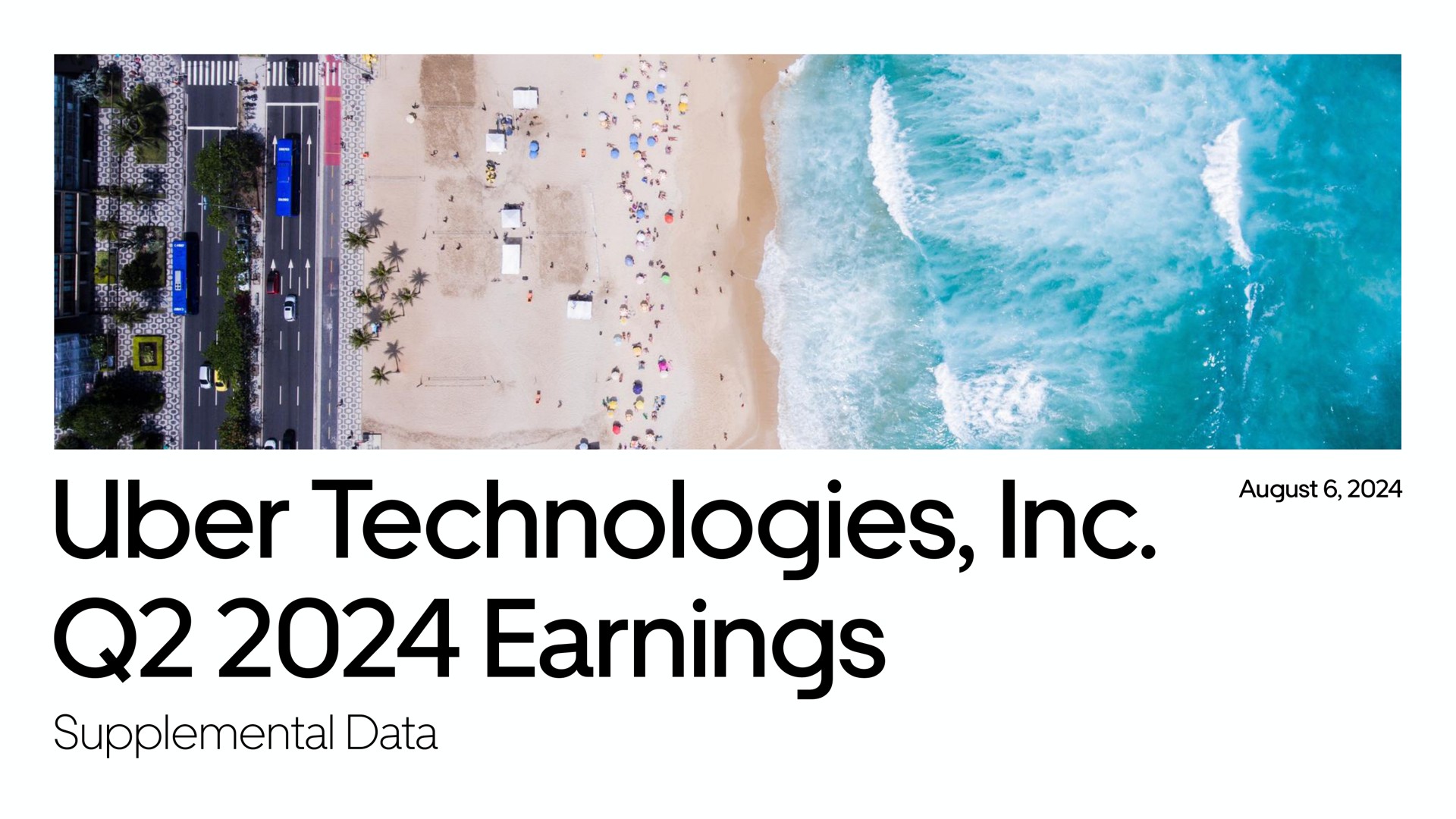 Uber — Uber Technologies, Inc. Q2 2024 Earnings investment banking deck slide