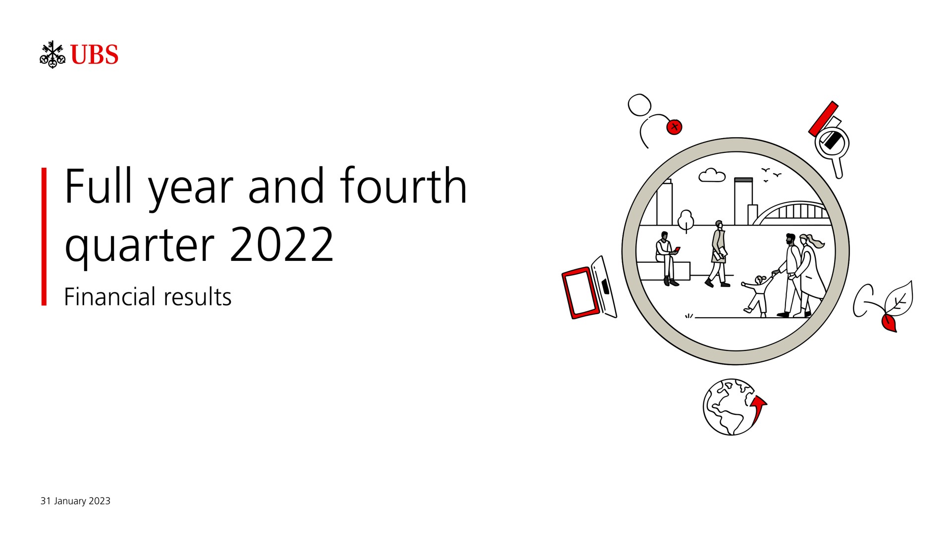 UBS — Full year and fourth quarter 2022 investment banking deck slide
