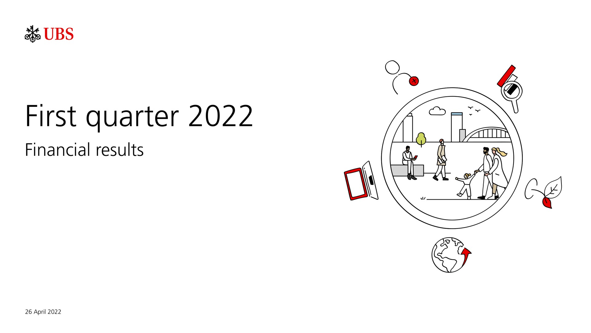 UBS — First quarter 2022 investment banking deck slide