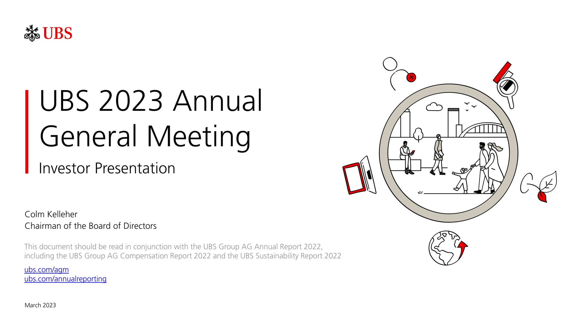 UBS — UBS 2023 Annual General Meeting investment banking deck slide