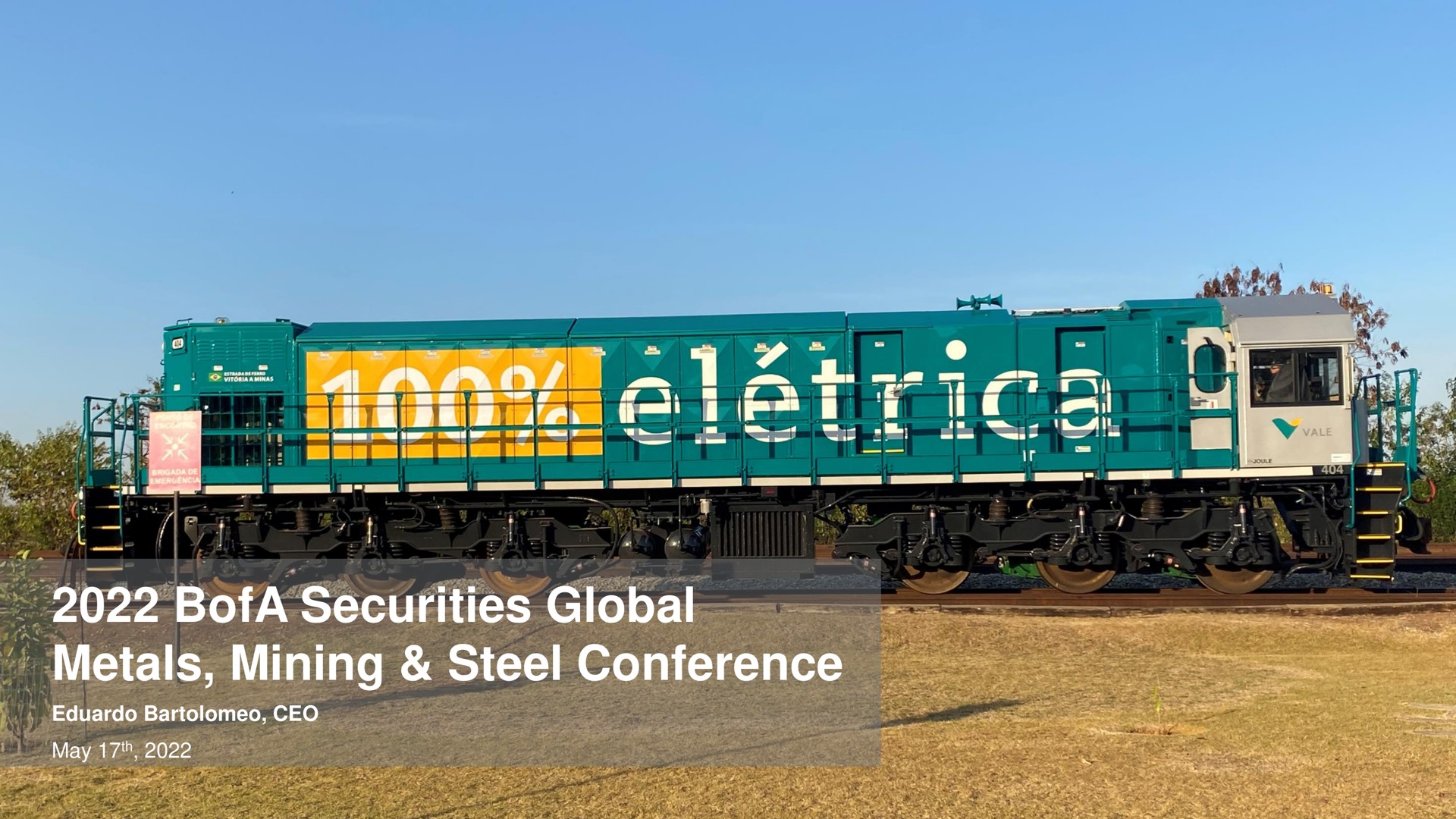 Vale — 2022 BofA Securities Global Metals, Mining & Steel Conference investment banking deck slide
