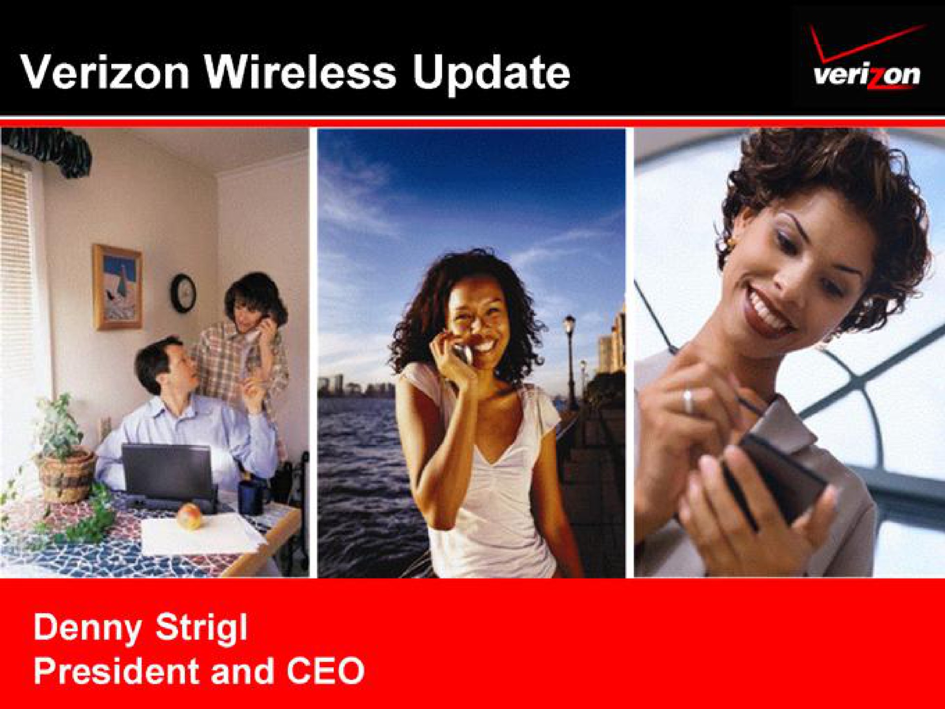 Verizon — Verizon Wireless Update investment banking deck slide
