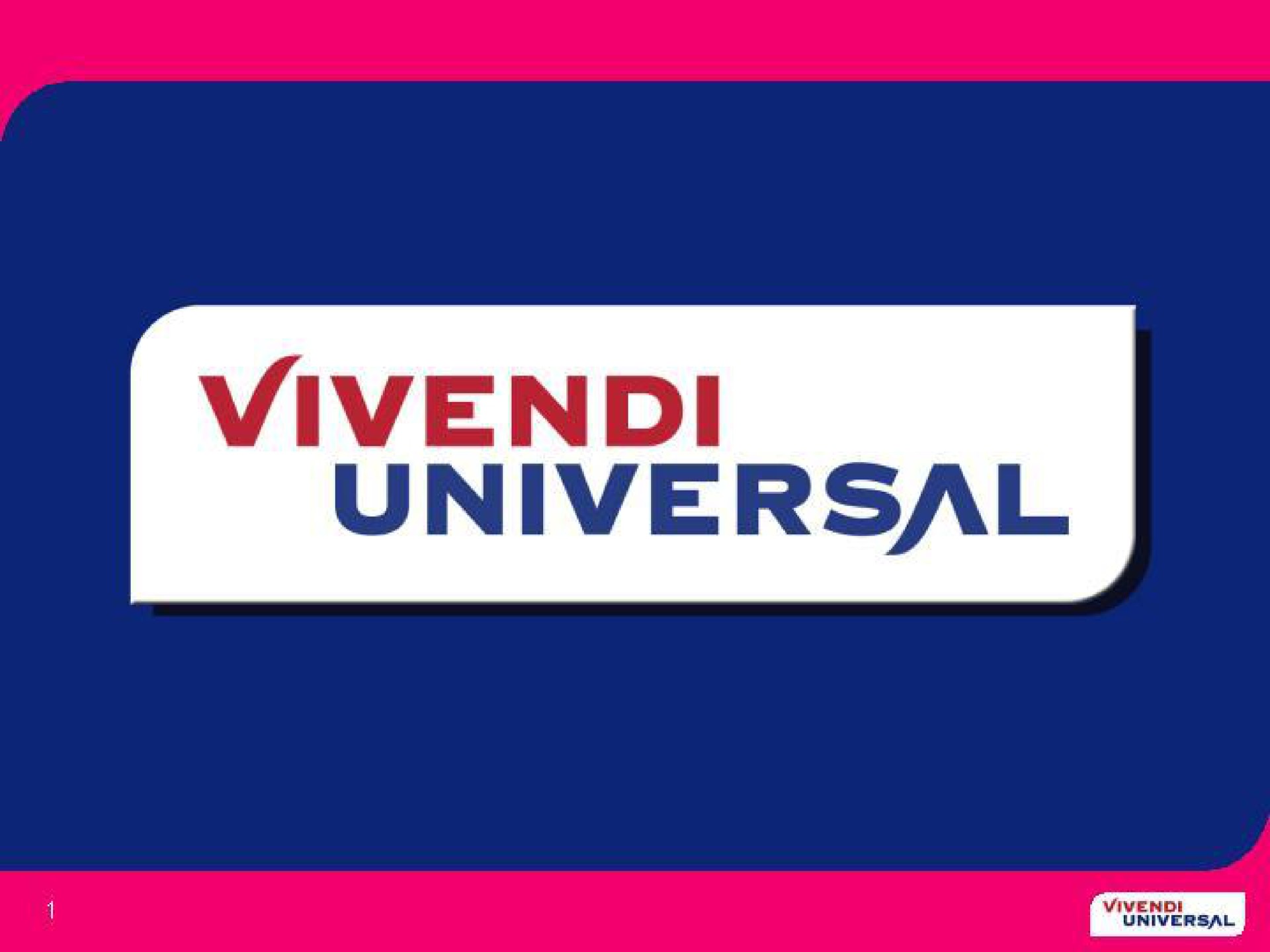 Vivendi — Vivendi Universal investment banking deck slide