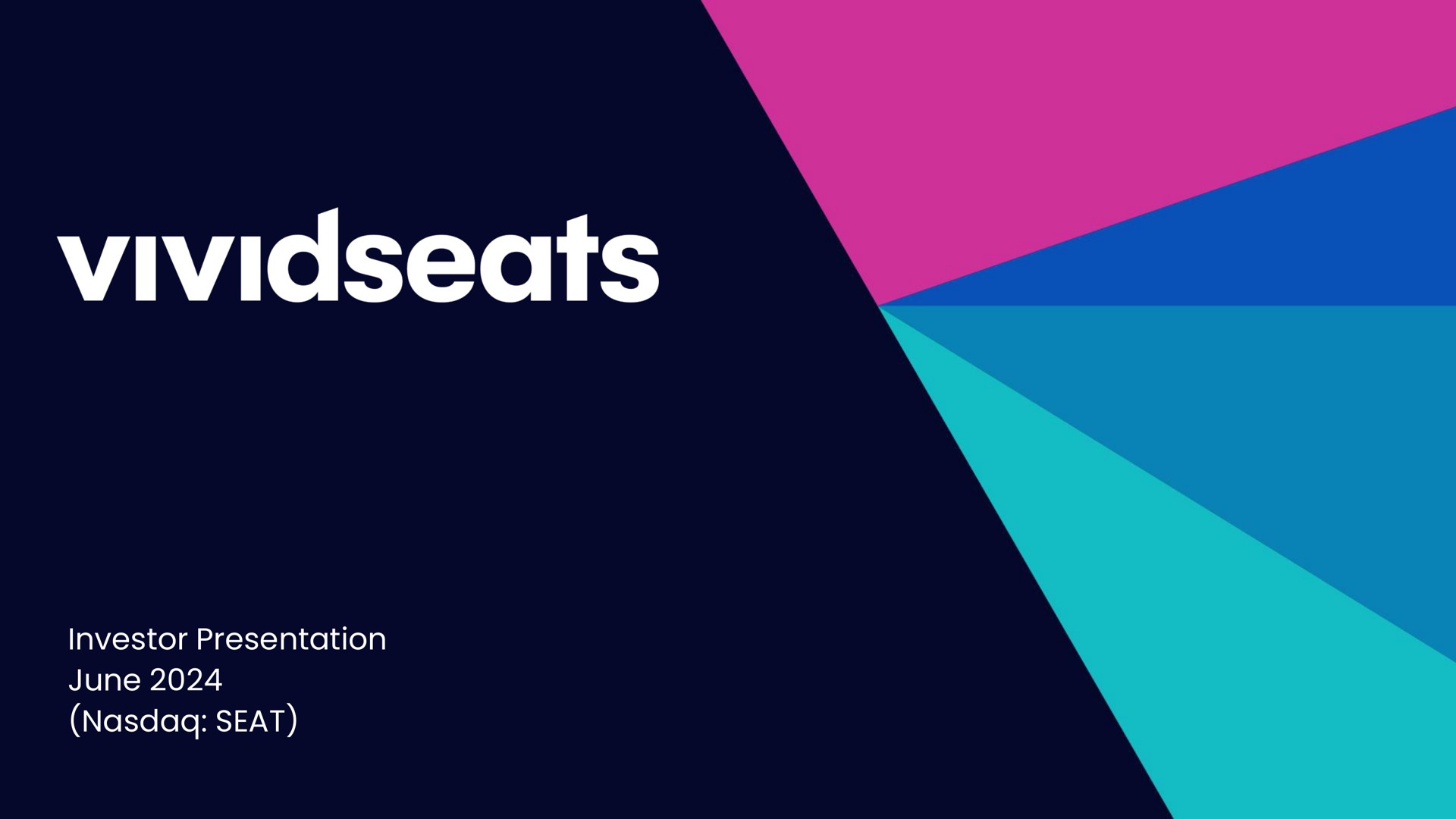 Vivid Seats — vividseats investment banking deck slide