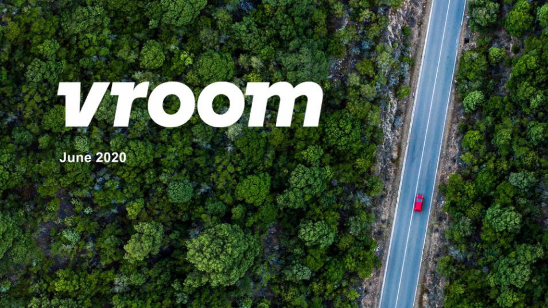 Vroom investment banking deck slide