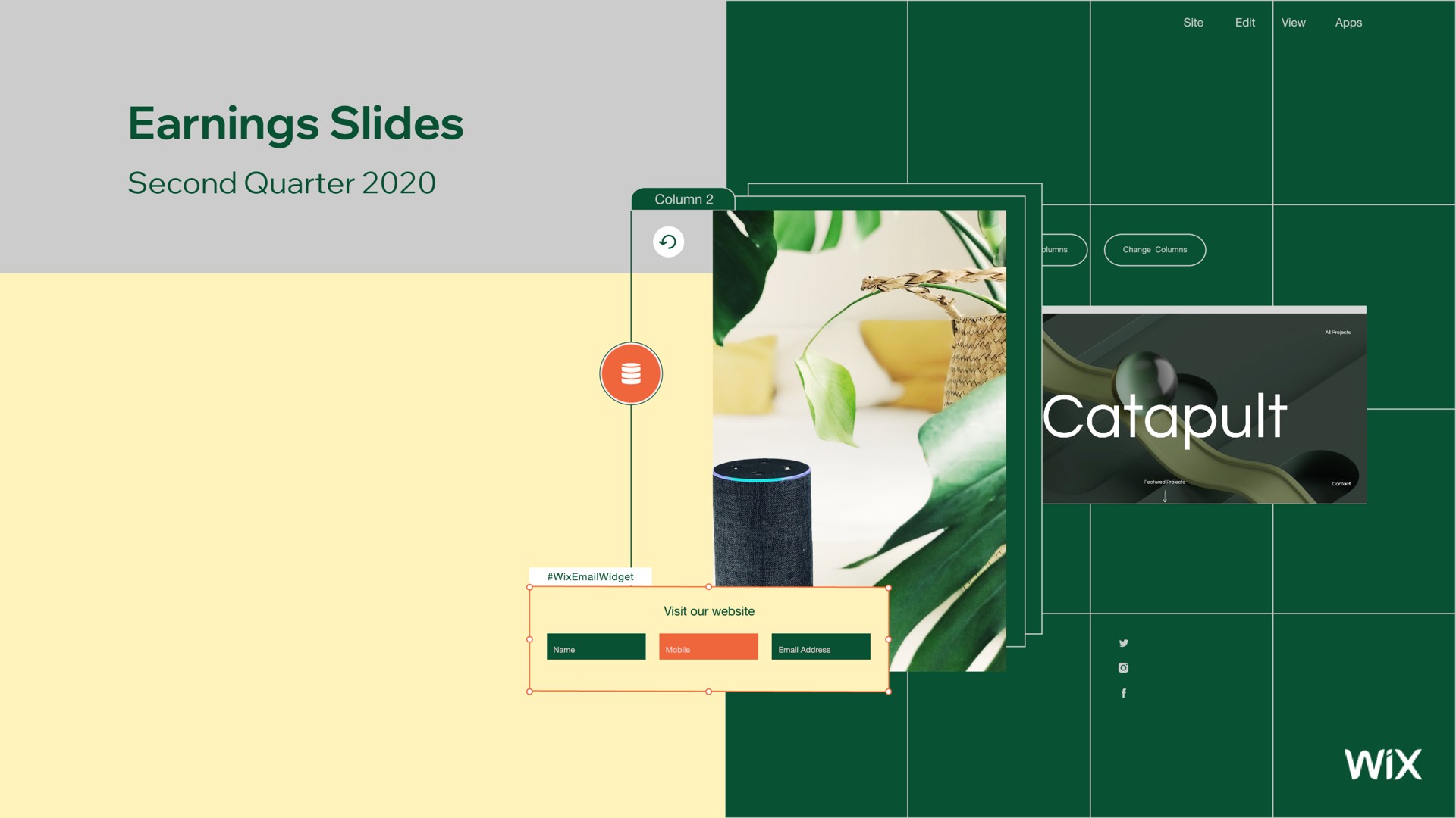 Wix — Earnings Slides investment banking deck slide