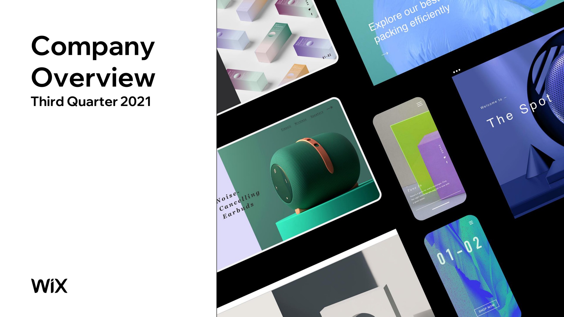 Wix — Company Overview investment banking deck slide
