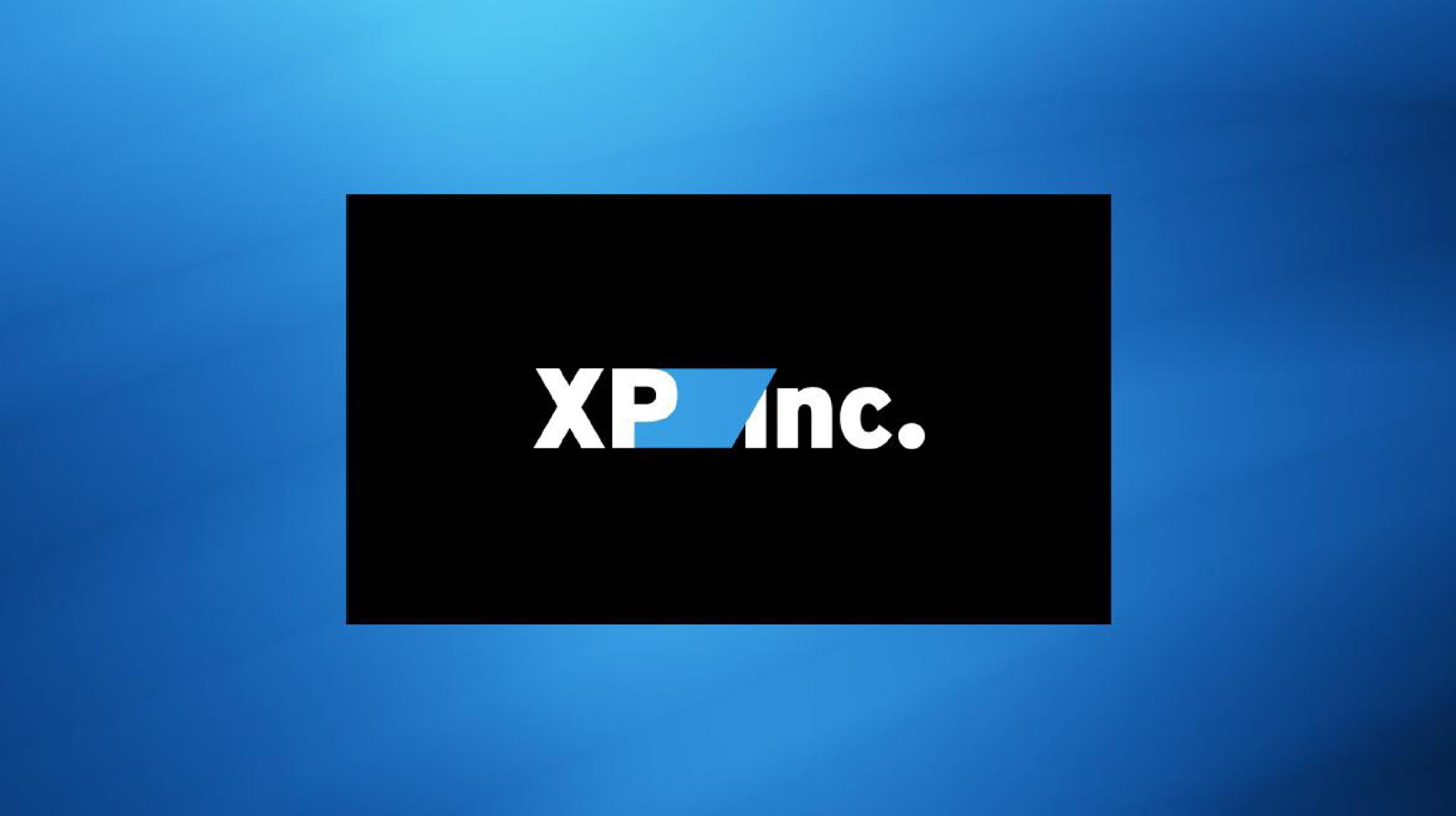 Xp Inc — cover slide investment banking deck slide