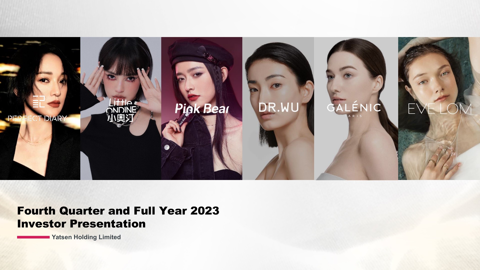 Yatsen — Fourth Quarter and Full Year 2023 Investor Presentation investment banking deck slide