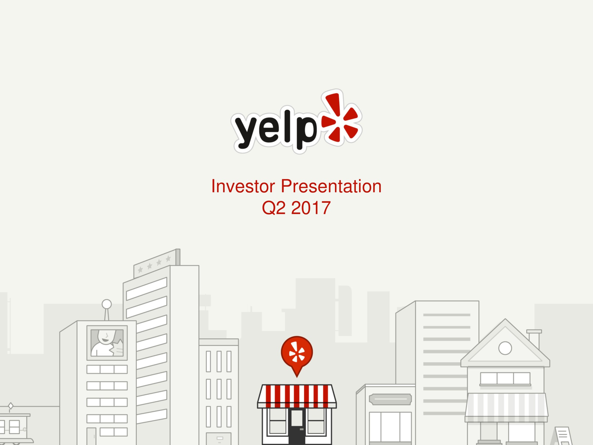 Yelp — Investor Presentation investment banking deck slide