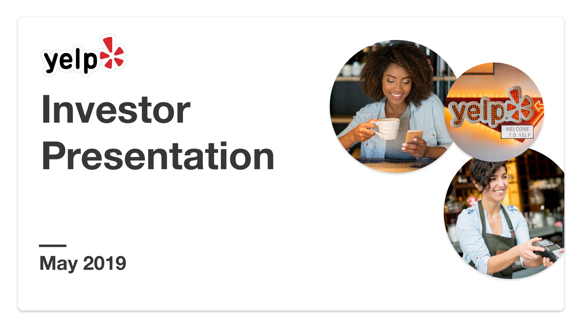 Yelp — Investor Presentation investment banking deck slide
