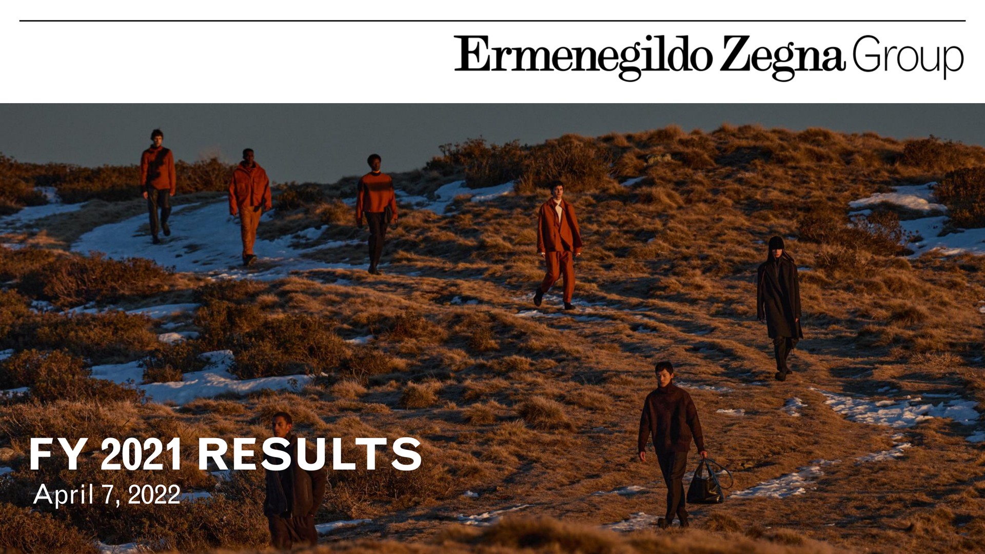 Zegna — FY 2021 Results investment banking deck slide