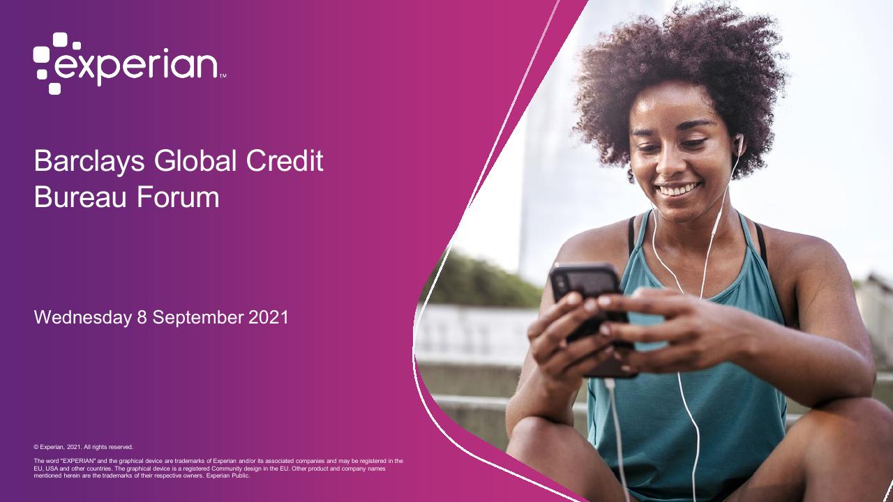 Barclays Global Credit Bureau Forum Barclays investment banking deck cover