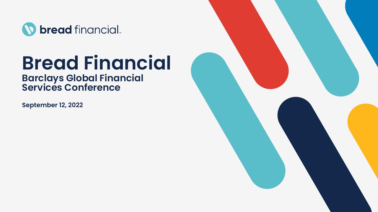 Bread Financial Barclays Global Financial Services Conference Other Group investment banking deck cover