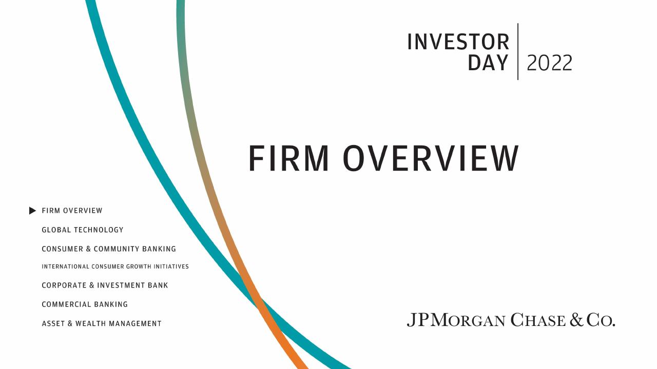Firm Overview 2022 JP Morgan investment banking deck cover