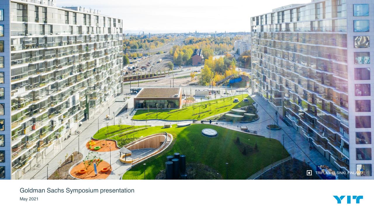 Goldman Sachs Symposium Presentation Goldman Sachs investment banking deck cover