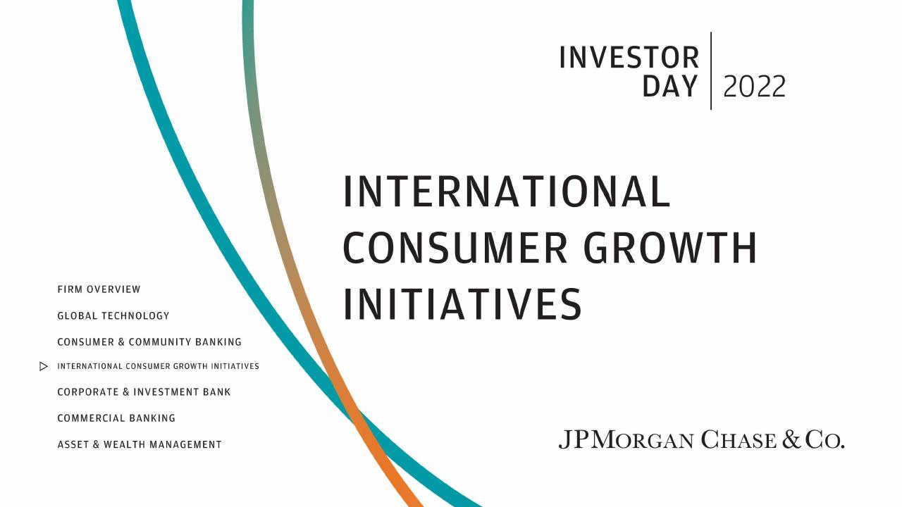 International Consumer Growth Initiatives 2022 JP Morgan investment banking deck cover