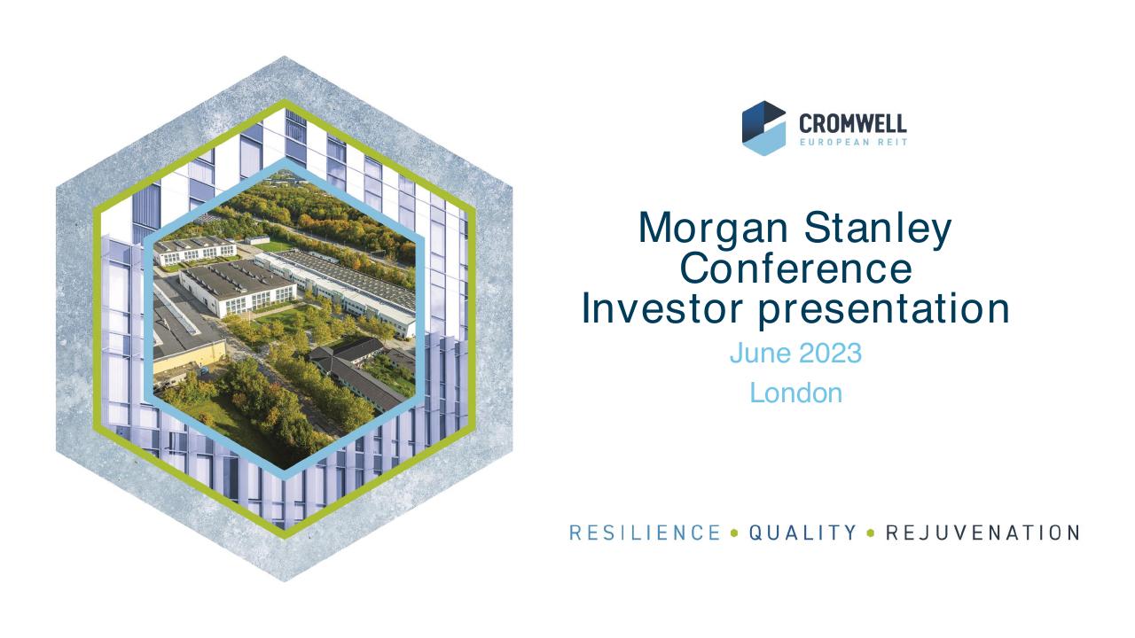 Morgan Stanley Conference Investor Presentation Morgan Stanley investment banking deck cover