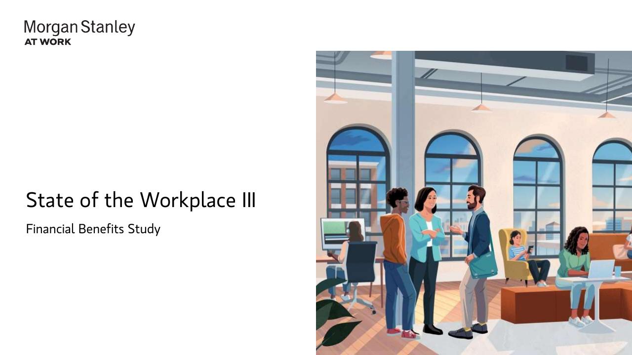 State Of The Workplace Iii Morgan Stanley investment banking deck cover