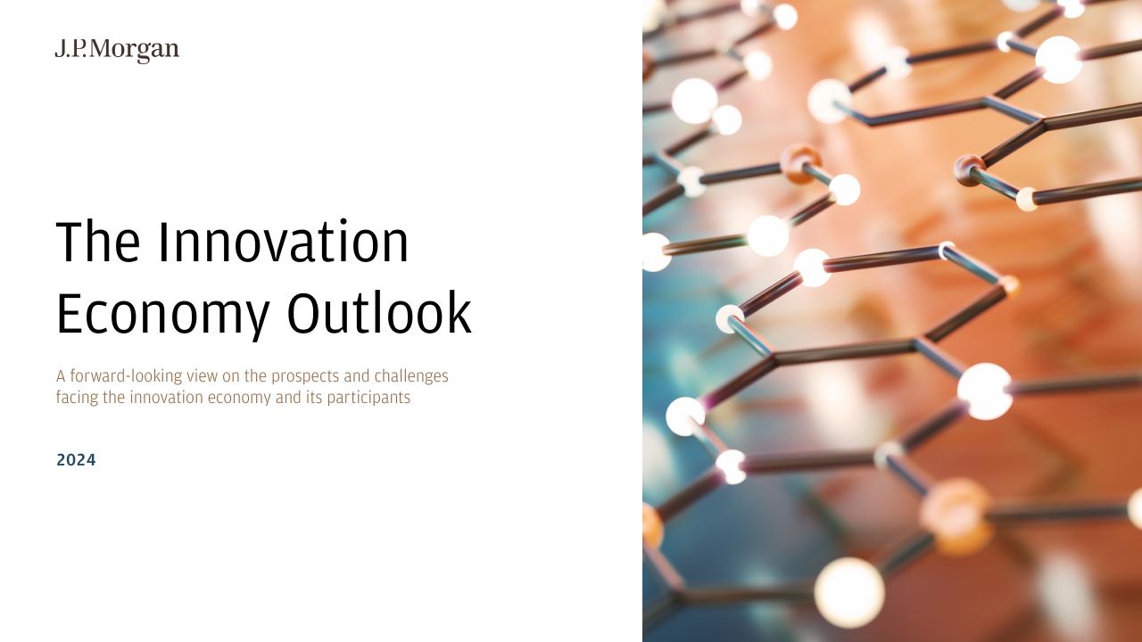 The Innovation Economy Outlook JP Morgan investment banking deck cover